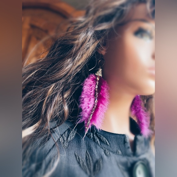 Earrings Feather - Picture 7 of 10